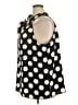 Talbots 100% Polyester Polka Dots Black Sleeveless Blouse Size 3X Petite - photo 5