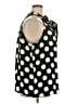 Talbots 100% Polyester Polka Dots Black Sleeveless Blouse Size 3X Petite - photo 4