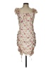Cotton Candy LA 100% Polyester Paisley Ivory Cocktail Dress Size L - photo 1