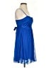 Ruby Rox 100% Polyester Solid Blue Cocktail Dress Size S - photo 4