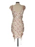 Cotton Candy LA 100% Polyester Paisley Ivory Cocktail Dress Size L - photo 2