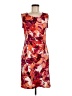 Dana Buchman Print Red Casual Dress Size M - photo 1