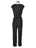 Corey Lynn Calter 100% Viscose Polka Dots Black Jumpsuit Size M - photo 2