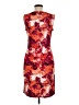 Dana Buchman Print Red Casual Dress Size M - photo 2