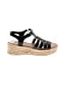 White Mountain Black Wedges Size 7 - photo 1