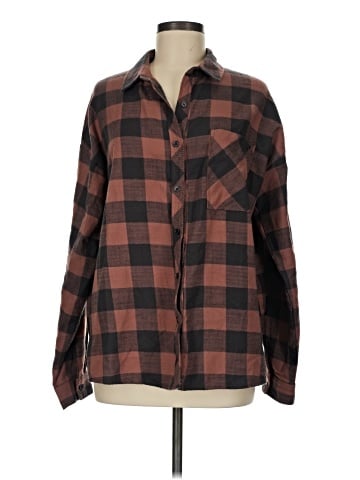 Pink Lily Long Sleeve Button-Down Shirt (view 1)