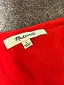 Madewell 100% Viscose Red Button-Down Cami in Full Bloom Size 2 - photo 7