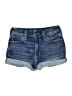 Hollister Blue Denim Shorts Size 7 - photo 1