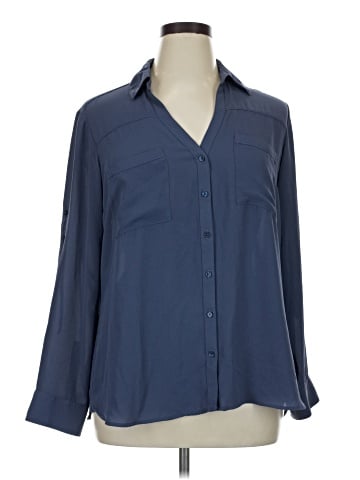 Express Outlet Long Sleeve Blouse (view 1)