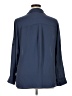 Express Outlet 100% Polyester Blue Long Sleeve Blouse Size XL - photo 2