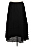 NANETTE Nanette Lepore 100% Polyester Chevron-herringbone Black Formal Skirt Size L - photo 1
