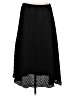NANETTE Nanette Lepore 100% Polyester Chevron-herringbone Black Formal Skirt Size L - photo 2