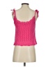 Aqua 100% Cotton Pink Sleeveless Top Size S - photo 2