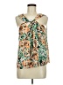 Joie 100% Polyester Orange Sleeveless Blouse Size M - photo 1