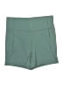 Calia Solid Green Athletic Shorts Size 1X - photo 1