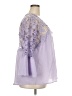 Unbranded Purple 3/4 Sleeve Blouse Size 2X - photo 4