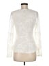 BCBGMAXAZRIA 100% Polyester Ivory Long Sleeve Blouse Size M - photo 2