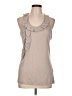 Club Monaco 100% Lyocell Gray Sleeveless Blouse Size L - photo 1