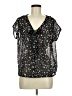 Forever 21 Black Short Sleeve Blouse Size M - photo 1