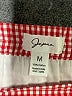 Japna 100% Cotton Checkered-gingham Red Casual Skirt Size M - photo 4