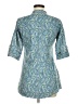 Unbranded Paisley Blue 3/4 Sleeve Blouse Size EU 38 / US 8 - photo 2
