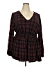 Torrid Black Long Sleeve Blouse Size 2X Plus (2) - photo 1