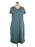 32 Degrees Solid Teal Casual Dress Size XXL - photo 1