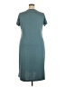 32 Degrees Solid Teal Casual Dress Size XXL - photo 2