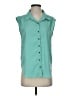 W118 by Walter Baker 100% Polyester Teal Sleeveless Blouse Size S - photo 1