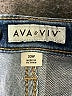 Ava & Viv Hearts Blue Jeans Size 20W - photo 4