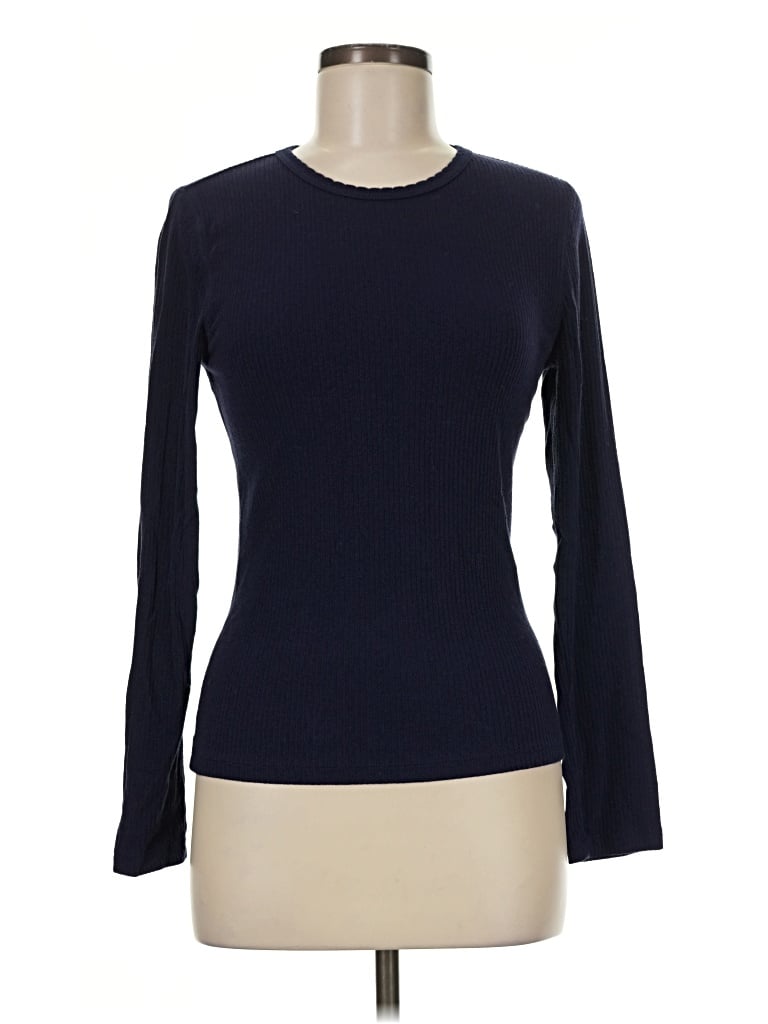 Pre-owned Gap Long Sleeve T-shirt In Blue