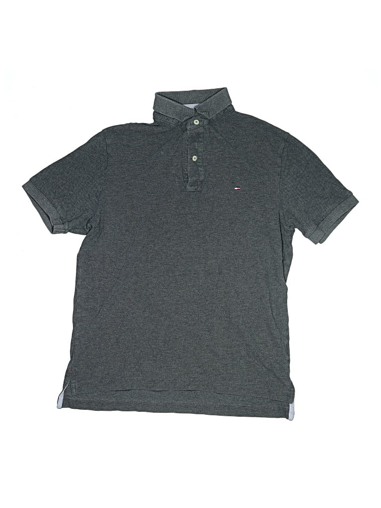 Pre-owned Tommy Hilfiger Kids' Short Sleeve Top Gray Tops