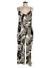 Topshop Graphic Ivory Jumpsuit Size 10 - photo 1