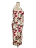 New Look Floral Tan Cocktail Dress Size 2X - photo 4