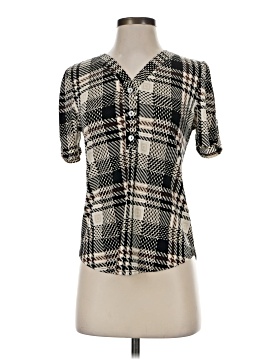 Espresso Short Sleeve Blouse (view 1)