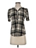 Espresso Black Short Sleeve Blouse Size S - photo 1