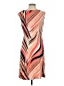 Calvin Klein Print Orange Cocktail Dress Size S - photo 2