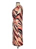 Calvin Klein Print Orange Cocktail Dress Size S - photo 5