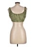 Assorted Brands 100% Linen Green Sleeveless Blouse Size L - photo 2