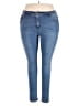 Wax Jean Solid Blue Jeans Size 20 - photo 1