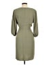 DKNY 100% Polyester Solid Green Casual Dress Size 10 - photo 2