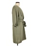 DKNY 100% Polyester Solid Green Casual Dress Size 10 - photo 4