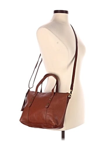 Fossil Leather Satchel (view 2)