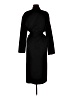 Splendid Solid Black Coat Size M - photo 2