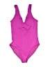 Athleta Solid Purple One Piece Swimsuit Size XS - photo 1