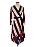 BCBGMAXAZRIA Stripes Brown Casual Dress Size XXS - photo 1