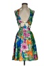 Shein Tropical Green Cocktail Dress Size 2 - photo 1