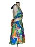 Shein Tropical Green Cocktail Dress Size 2 - photo 4