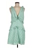 BCBGeneration 100% Polyester Stripes Green Cocktail Dress Size 8 - photo 1