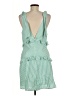 BCBGeneration 100% Polyester Stripes Green Cocktail Dress Size 8 - photo 2